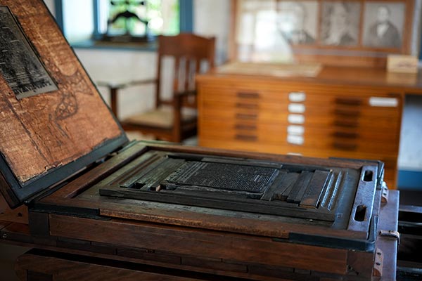 image of hale pa'i printing press museum 